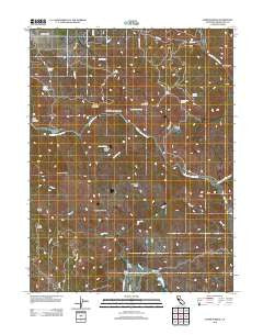 Jamison Ridge California Historical topographic map, 1:24000 scale, 7.5 X 7.5 Minute, Year 2012