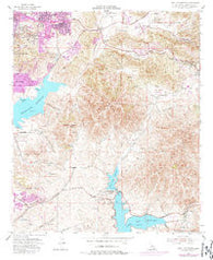 Jamul Mountains California Historical topographic map, 1:24000 scale, 7.5 X 7.5 Minute, Year 1955