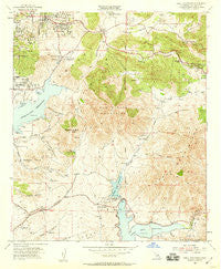 Jamul Mountains California Historical topographic map, 1:24000 scale, 7.5 X 7.5 Minute, Year 1955