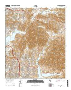 Jamul Mountains California Current topographic map, 1:24000 scale, 7.5 X 7.5 Minute, Year 2015