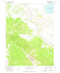 Janesville California Historical topographic map, 1:24000 scale, 7.5 X 7.5 Minute, Year 1972