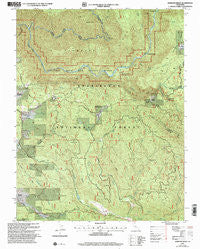 Jawbone Ridge California Historical topographic map, 1:24000 scale, 7.5 X 7.5 Minute, Year 2001