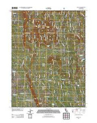 Jellico California Historical topographic map, 1:24000 scale, 7.5 X 7.5 Minute, Year 2012