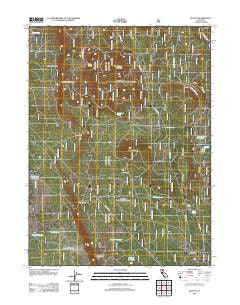 Jellico California Historical topographic map, 1:24000 scale, 7.5 X 7.5 Minute, Year 2012