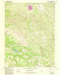 Jericho Valley California Historical topographic map, 1:24000 scale, 7.5 X 7.5 Minute, Year 1958
