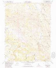 Jericho Valley California Historical topographic map, 1:24000 scale, 7.5 X 7.5 Minute, Year 1958