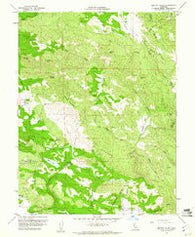 Jericho Valley California Historical topographic map, 1:24000 scale, 7.5 X 7.5 Minute, Year 1958