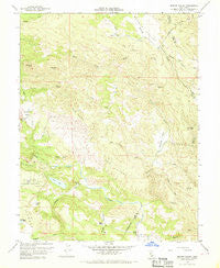 Jericho Valley California Historical topographic map, 1:24000 scale, 7.5 X 7.5 Minute, Year 1958