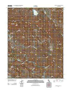 Jericho Valley California Historical topographic map, 1:24000 scale, 7.5 X 7.5 Minute, Year 2012