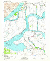 Jersey Island California Historical topographic map, 1:24000 scale, 7.5 X 7.5 Minute, Year 1952