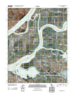 Jersey Island California Historical topographic map, 1:24000 scale, 7.5 X 7.5 Minute, Year 2012
