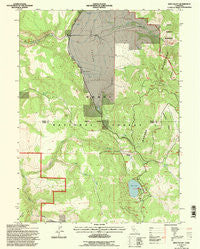 Jess Valley California Historical topographic map, 1:24000 scale, 7.5 X 7.5 Minute, Year 1993