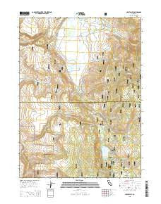 Jess Valley California Current topographic map, 1:24000 scale, 7.5 X 7.5 Minute, Year 2015