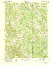 Jewett Rock California Historical topographic map, 1:24000 scale, 7.5 X 7.5 Minute, Year 1969