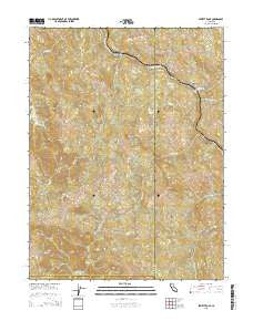 Jewett Rock California Current topographic map, 1:24000 scale, 7.5 X 7.5 Minute, Year 2015