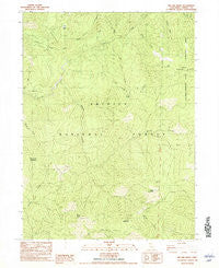 Jim Jam Ridge California Historical topographic map, 1:24000 scale, 7.5 X 7.5 Minute, Year 1982