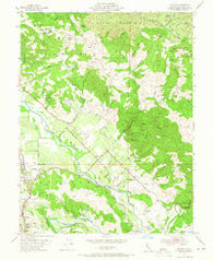 Jimtown California Historical topographic map, 1:24000 scale, 7.5 X 7.5 Minute, Year 1955