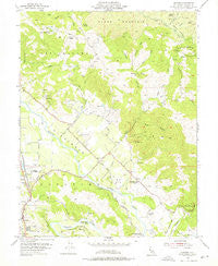 Jimtown California Historical topographic map, 1:24000 scale, 7.5 X 7.5 Minute, Year 1955