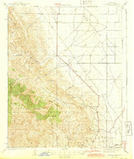 Joaquin Rocks California Historical topographic map, 1:62500 scale, 15 X 15 Minute, Year 1943
