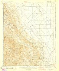 Joaquin Rocks California Historical topographic map, 1:62500 scale, 15 X 15 Minute, Year 1943