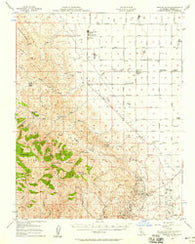 Joaquin Rocks California Historical topographic map, 1:62500 scale, 15 X 15 Minute, Year 1956