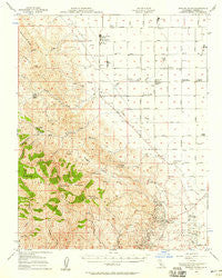 Joaquin Rocks California Historical topographic map, 1:62500 scale, 15 X 15 Minute, Year 1956