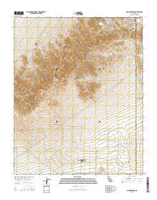 Johannesburg California Current topographic map, 1:24000 scale, 7.5 X 7.5 Minute, Year 2015