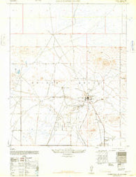 Johannesburg SW California Historical topographic map, 1:24000 scale, 7.5 X 7.5 Minute, Year 1947