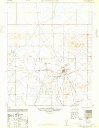Johannesburg SW California Historical topographic map, 1:24000 scale, 7.5 X 7.5 Minute, Year 1947