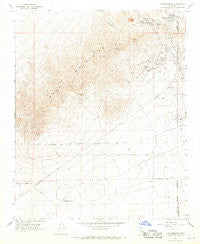Johannesburg California Historical topographic map, 1:24000 scale, 7.5 X 7.5 Minute, Year 1967