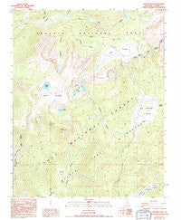 Johnson Peak California Historical topographic map, 1:24000 scale, 7.5 X 7.5 Minute, Year 1994