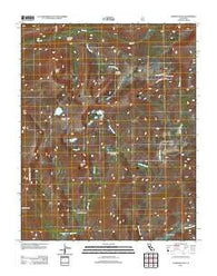 Johnson Peak California Historical topographic map, 1:24000 scale, 7.5 X 7.5 Minute, Year 2012