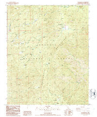 Johnsondale California Historical topographic map, 1:24000 scale, 7.5 X 7.5 Minute, Year 1986