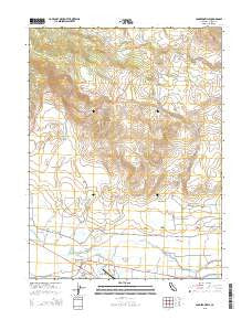 Johnstonville California Current topographic map, 1:24000 scale, 7.5 X 7.5 Minute, Year 2015