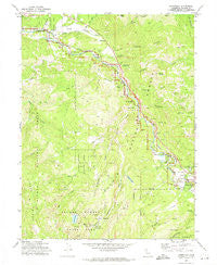 Johnsville California Historical topographic map, 1:24000 scale, 7.5 X 7.5 Minute, Year 1972