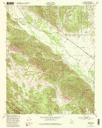 Jolon California Historical topographic map, 1:24000 scale, 7.5 X 7.5 Minute, Year 1949