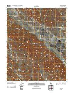 Jolon California Historical topographic map, 1:24000 scale, 7.5 X 7.5 Minute, Year 2012