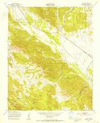 Jolon California Historical topographic map, 1:24000 scale, 7.5 X 7.5 Minute, Year 1949