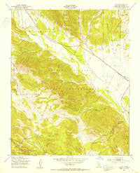 Jolon California Historical topographic map, 1:24000 scale, 7.5 X 7.5 Minute, Year 1949