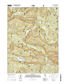 Jonesville California Current topographic map, 1:24000 scale, 7.5 X 7.5 Minute, Year 2015