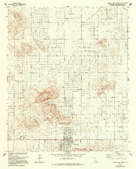 Joshua Tree North California Historical topographic map, 1:24000 scale, 7.5 X 7.5 Minute, Year 1972