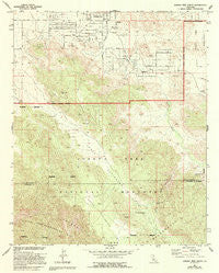 Joshua Tree South California Historical topographic map, 1:24000 scale, 7.5 X 7.5 Minute, Year 1972