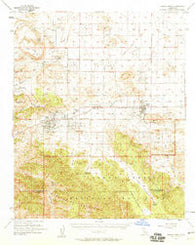 Joshua Tree California Historical topographic map, 1:62500 scale, 15 X 15 Minute, Year 1955