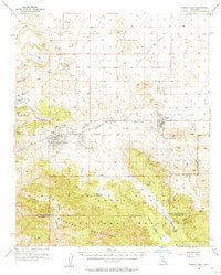 Joshua Tree California Historical topographic map, 1:62500 scale, 15 X 15 Minute, Year 1955