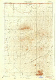 Joshua California Historical topographic map, 1:24000 scale, 7.5 X 7.5 Minute, Year 1934