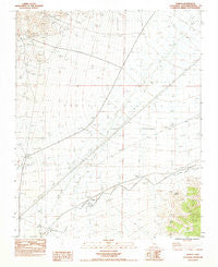 Joshua California Historical topographic map, 1:24000 scale, 7.5 X 7.5 Minute, Year 1983