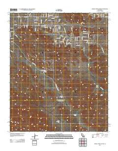 Joshua Tree South California Historical topographic map, 1:24000 scale, 7.5 X 7.5 Minute, Year 2012