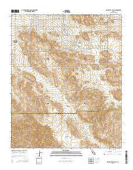 Joshua Tree South California Current topographic map, 1:24000 scale, 7.5 X 7.5 Minute, Year 2015