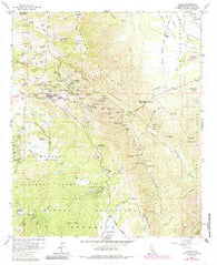 Julian California Historical topographic map, 1:24000 scale, 7.5 X 7.5 Minute, Year 1960