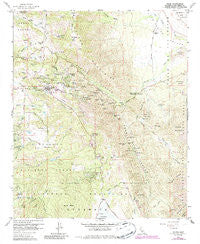 Julian California Historical topographic map, 1:24000 scale, 7.5 X 7.5 Minute, Year 1960